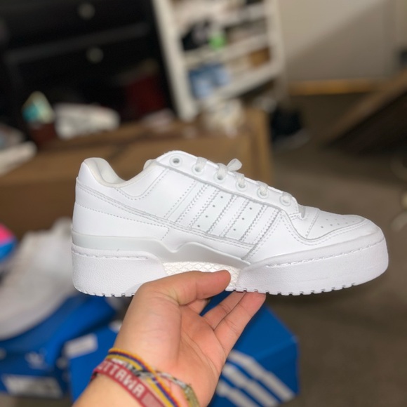 Adidas Forum Bold Stripes W White Sneakers - Picture 9 of 16
